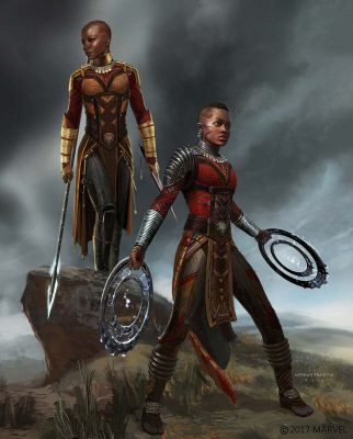 The dora milaje from Black Panther