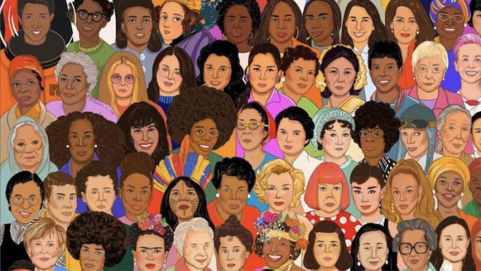 group of women of colors for equality