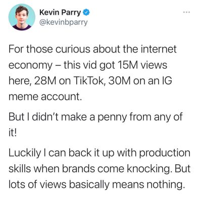 Kevin Parry Tweet