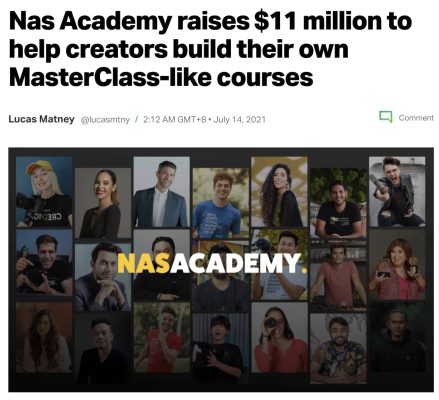 Nas Academy $11M raising
